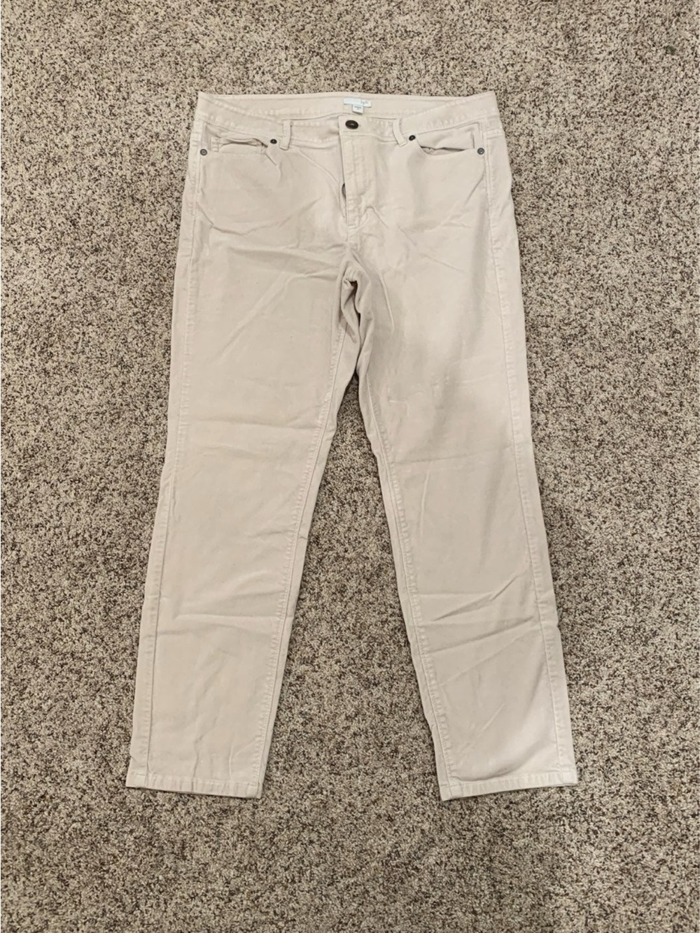 J.Jill Velveteen Beige Pants